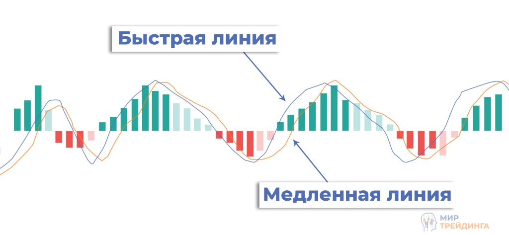 линии индикатора