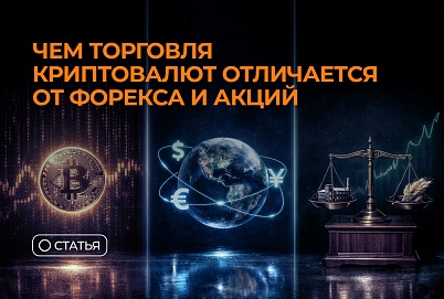 Чем торговля криптовалют отличается от форекса и акций