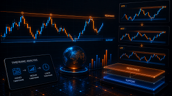 Price Action: анализируем рынок по таймфреймам, уровням поддержки и сопротивления