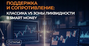 Поддержка и сопротивление: классика vs зоны ликвидности в Smart Money