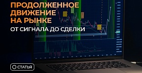 Продолженное движение на рынке — от сигнала до сделки