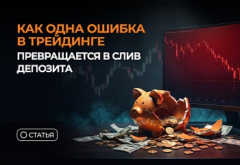 Как одна ошибка в трейдинге превращается в слив депозита