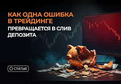 Как одна ошибка в трейдинге превращается в слив депозита
