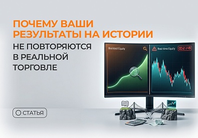 Почему ваши результаты на истории не повторяются в реальной торговле
