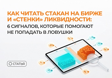 Как читать стакан заявок на бирже и “стенки” ликвидности: 6 сигналов, которые помогают не попадать в ловушки